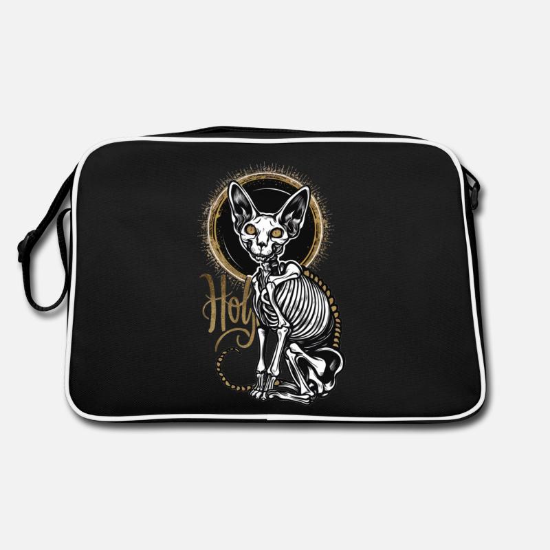 Cat Sphinx Skeleton Tattoo Retro Bag