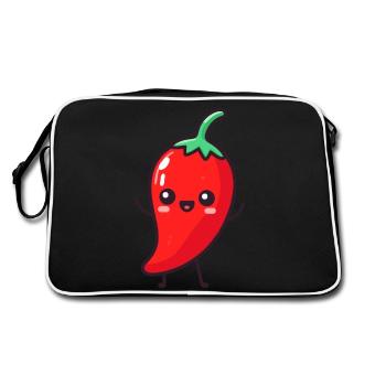 Piment fort heureux - Sac Retro - noir/blanc - Dos