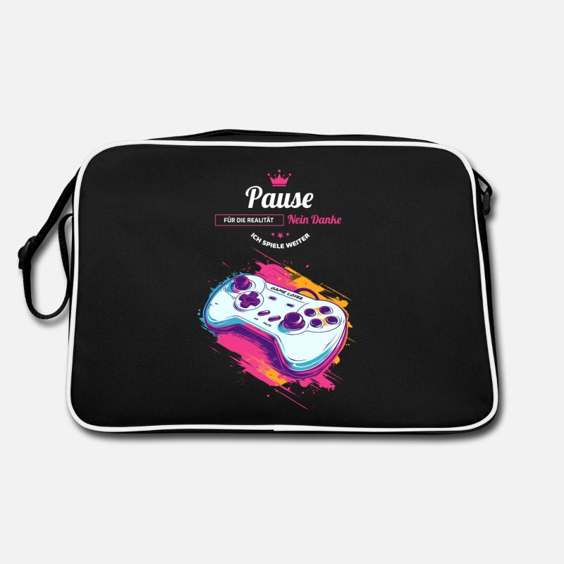 Pause for Reality - Funny / Player Console Retro Bag