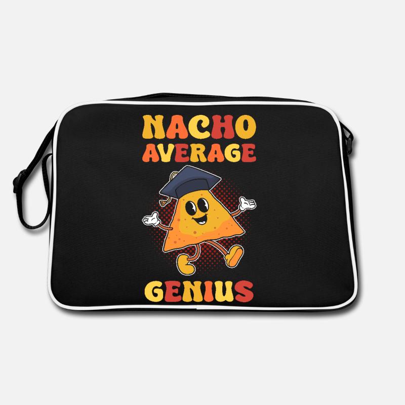 Chips Tortilla Food Nacho Average Genius Retro Tasche