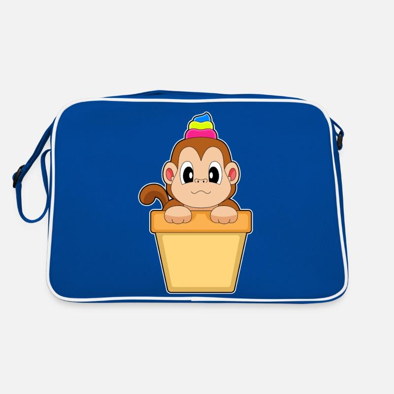Monkey Cream Sundae Sac Retro