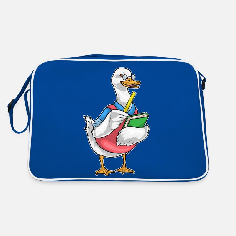 Duck Math Teacher Ruler Retro Bag