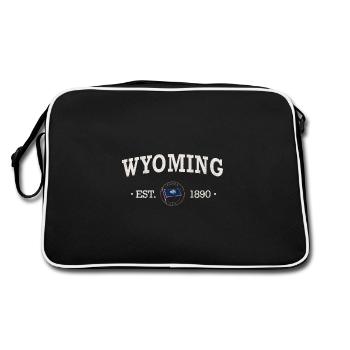 Wyoming Est - Wyoming - Sac Retro - noir/blanc - Dos