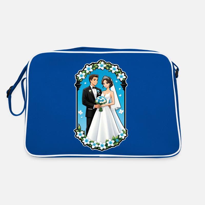 Just Married - For Wedding Retro Bag