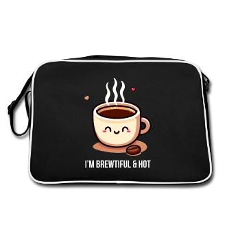 Infusé et chaud - Sac Retro - noir/blanc - Dos