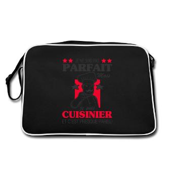 Cuisinier Shirt • Un cuisinier parfait Cadeau - Sac Retro - noir/blanc - Dos