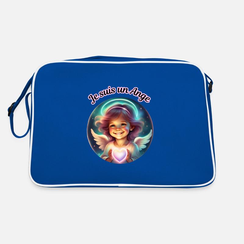 Ich bin ein Engel Retro Tasche