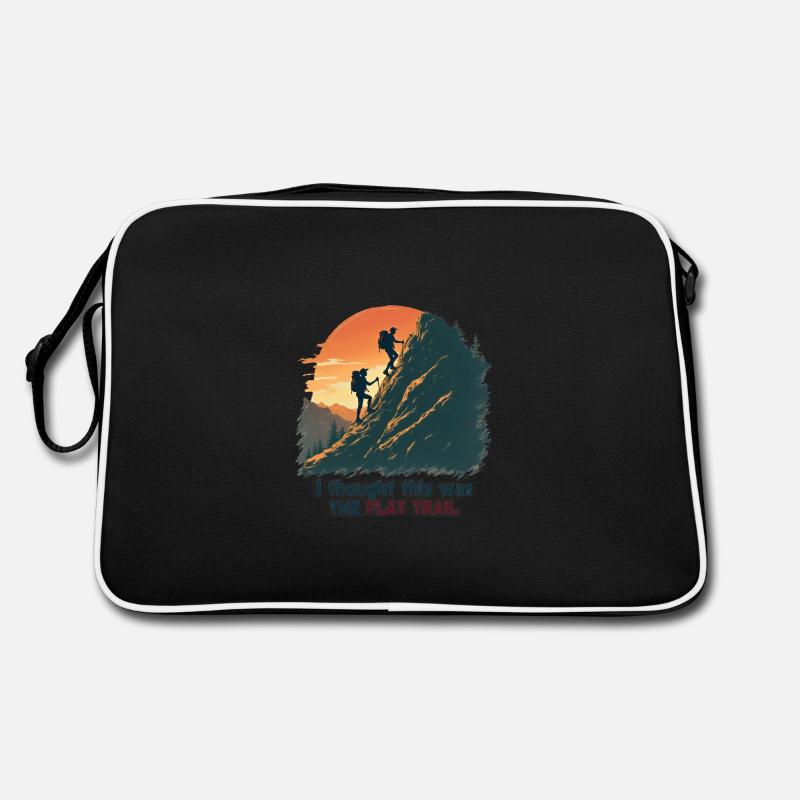I thought this was the FLAT TRAIL - Wandern Berge Retro Tasche