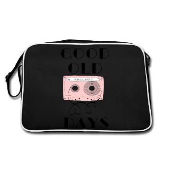 bonne vieille cassette Days blanc - Sac Retro - noir/blanc - Dos