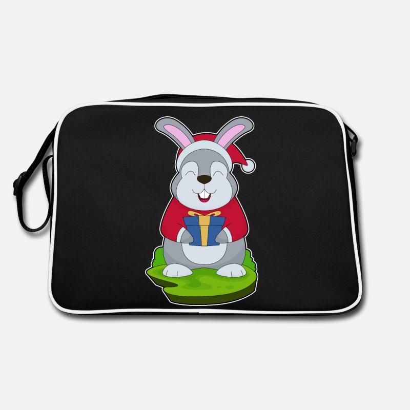 Chapeau de père Noël lapin Sac Retro