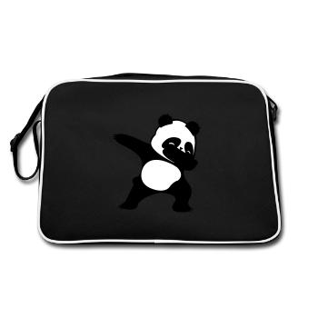 Panda Dabbing 02 - Sac Retro - noir/blanc - Dos