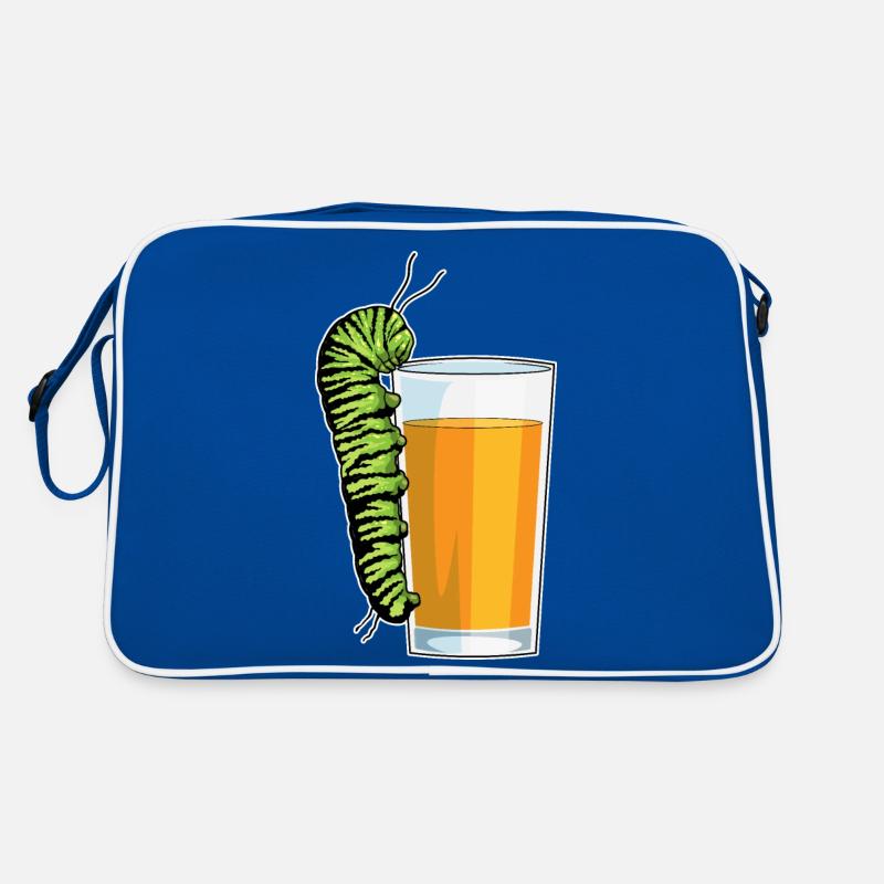 Raupe Orangensaft Retro Tasche
