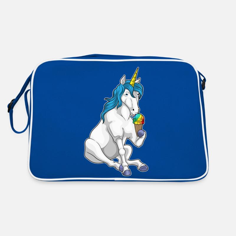 Unicorn Waffle Ice Cream Retro Bag