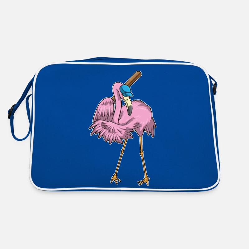 Flamingo Baseball Baseball Bat Retro Bag