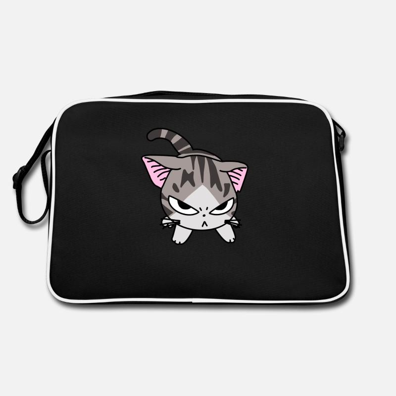 Katze Anime Böse Retro Tasche