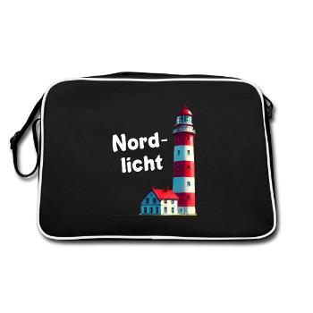 Lighthouse - Retro Bag - black/white - Back
