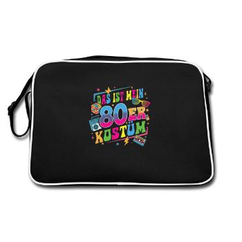 This is my 80s costume - Retro Bag - black/white - Back