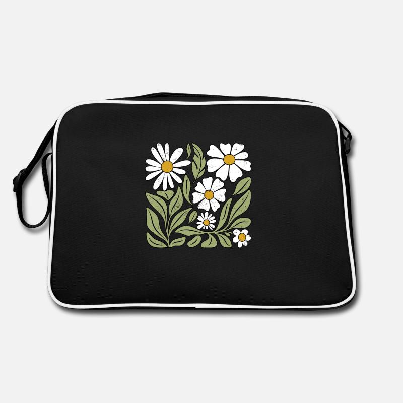 Gänseblümchen Blume Boho Blumen Retro Tasche
