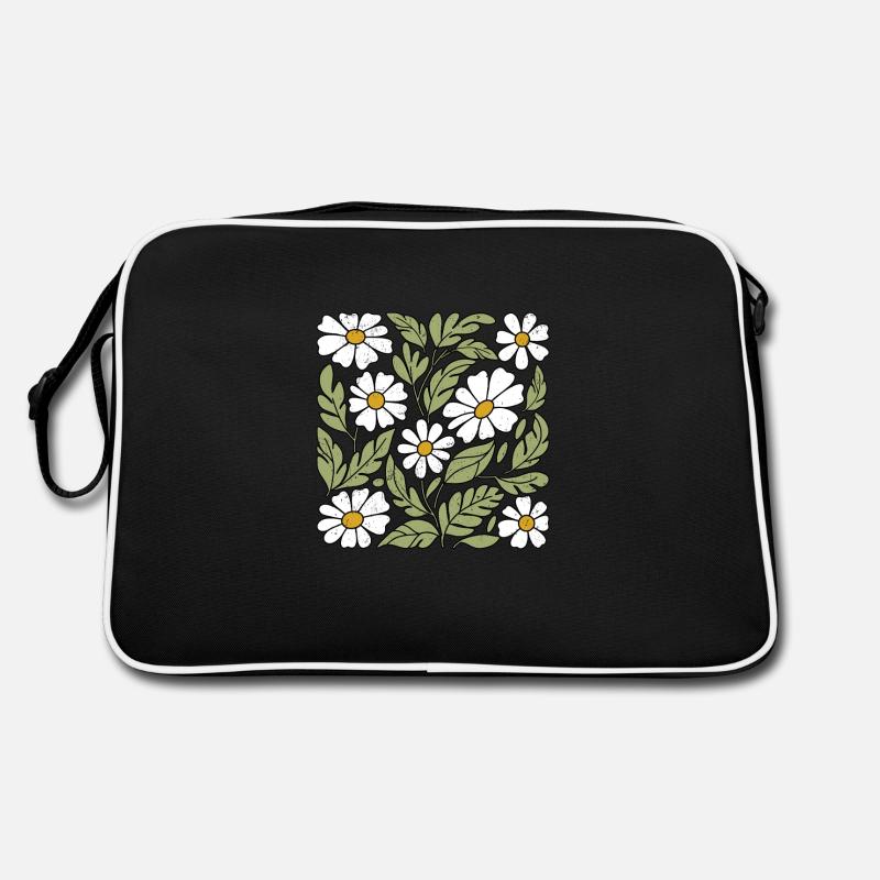 Fleurs de marguerite Sac Retro