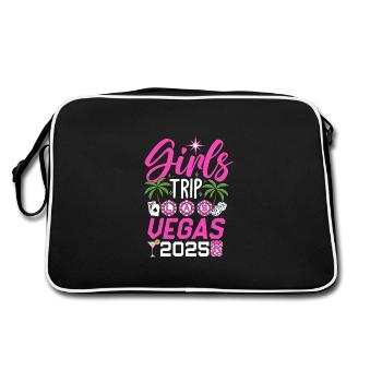 Girls Trip Las Vegas 2025 - Retro Bag - black/white - Back