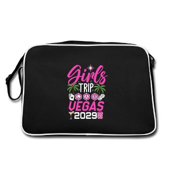 Girls Trip Las Vegas 2029 - Retro Bag - black/white - Back