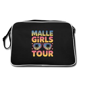 Visite de Malle Girls - Sac Retro - noir/blanc - Dos