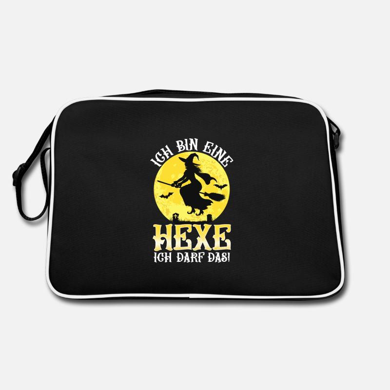 Ich Bin Eine Hexe Ich Darf Das Retro Tasche
