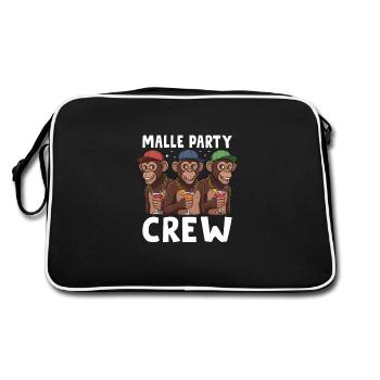 Malle Party Crew - Sac Retro - noir/blanc - Dos