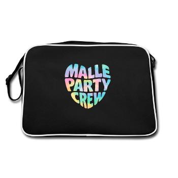 Malle Party Crew - Sac Retro - noir/blanc - Dos