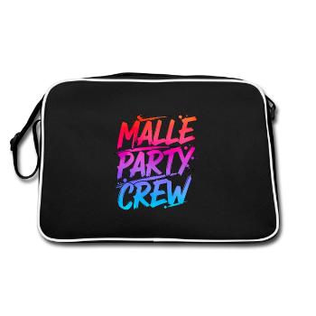 Malle Party Crew - Sac Retro - noir/blanc - Dos