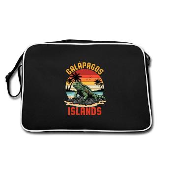 Îles Galapagos - Sac Retro - noir/blanc - Dos