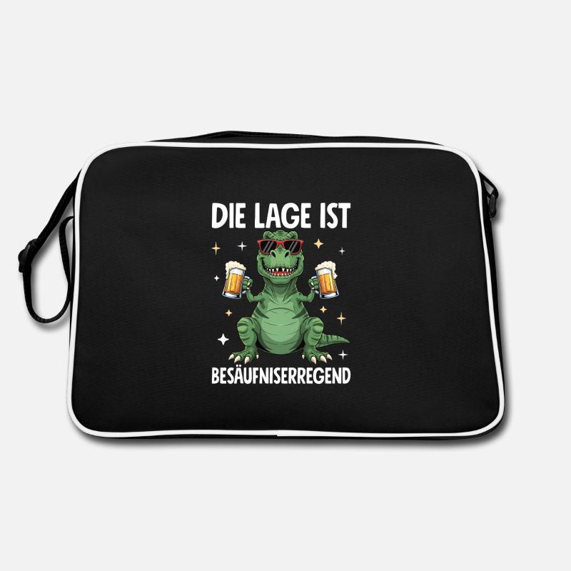 Die Lage Ist Besäufniserregend Retro Tasche