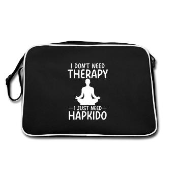 Thérapie Hapkido - Sac Retro - noir/blanc - Dos