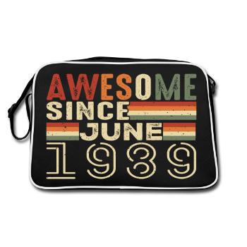 June 1989 Original 1989 Jubilee 1989 June 1989 - Retro Bag - black/white - Back
