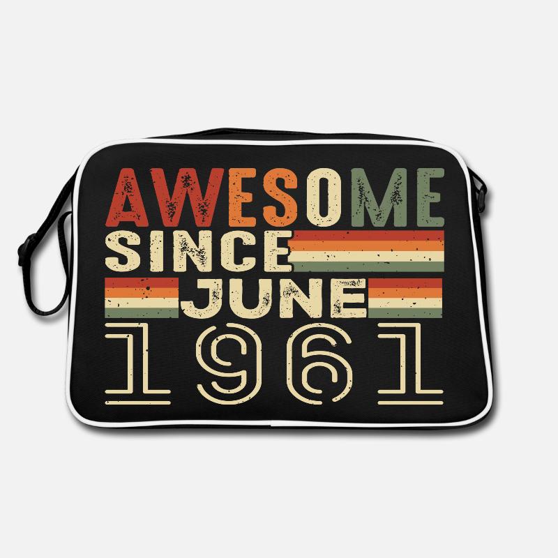 Juni 1961 Original 1961 Jubiläum 1961 Juni 1961 Retro Tasche