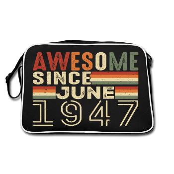 June 1947 Original 1947 Jubilee 1947 June 1947 - Retro Bag - black/white - Back
