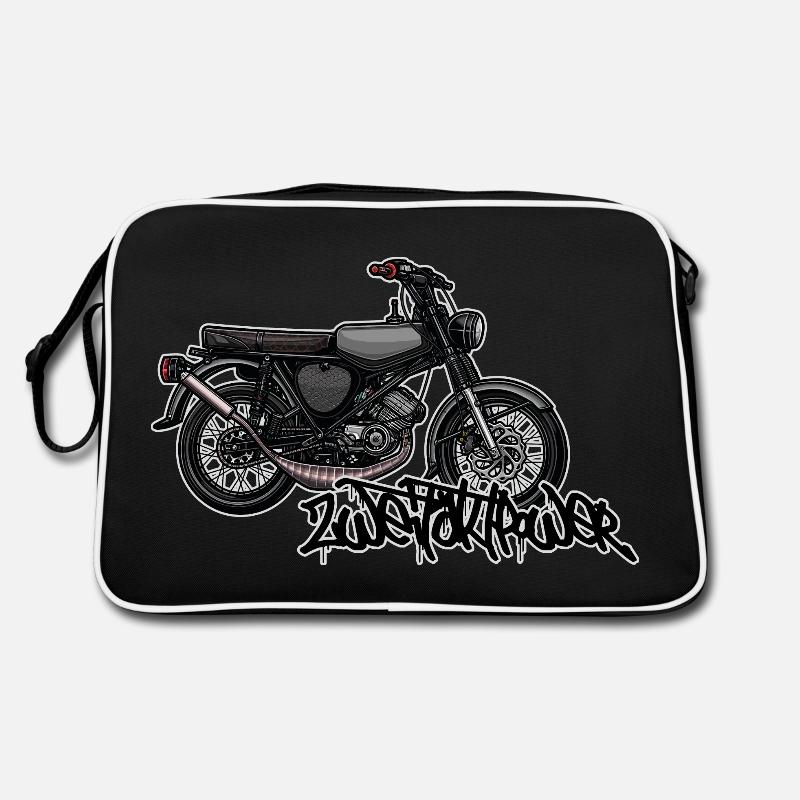 S51 // Tuning // Illustration - Retro Tasche - Schwarz/Weiß