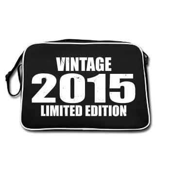 Millésime 2015 Anniversaire 2015 Rétro 2015 - Sac Retro - noir/blanc - Dos