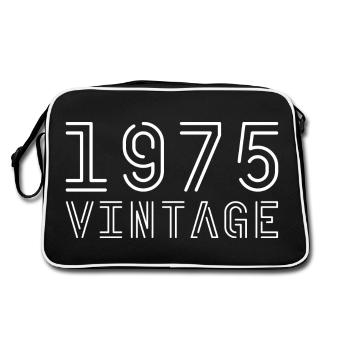 1975 millésime 1975 anniversaire 1975 rétro - Sac Retro - noir/blanc - Dos