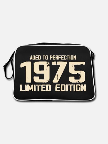 1975 Limited edition 1975 Birthday 1975 Retro - Retro Bag - black/white - Back
