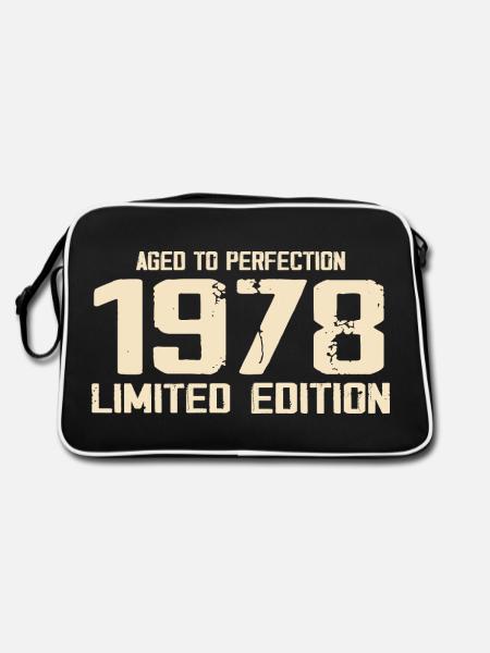 1978 Edition limitée 1978 Anniversaire 1978 Rétro - Sac Retro - noir/blanc - Dos