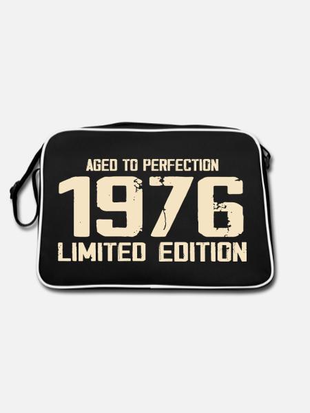 1976 Limited edition 1976 Birthday 1976 Retro - Retro Bag - black/white - Back