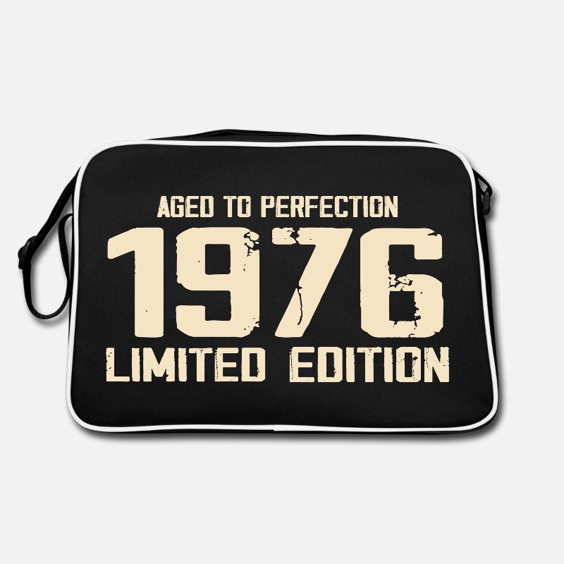 1976 Edition limitée 1976 Anniversaire 1976 Rétro - Sac Retro - noir/blanc