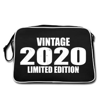 Millésime 2020 Anniversaire 2020 Rétro 2020 - Sac Retro - noir/blanc - Dos