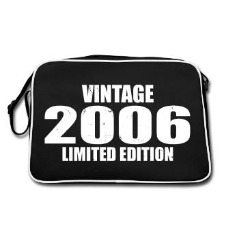Millésime 2006 Anniversaire 2006 Rétro 2006 - Sac Retro - noir/blanc - Dos