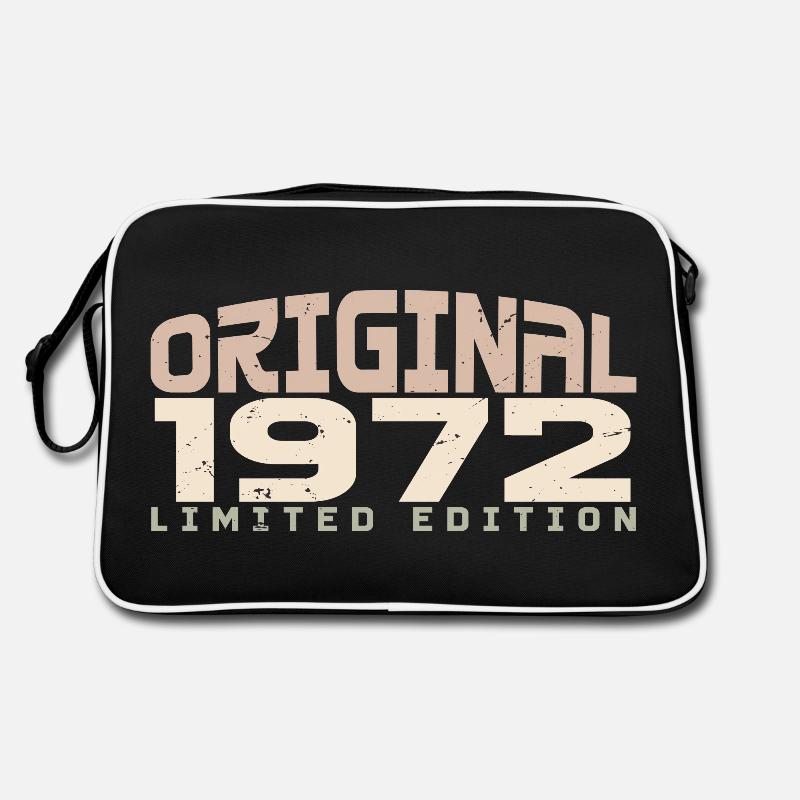 Millésime 1972 Édition Limitée 1972 Anniversaire Sac Retro