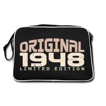 Millésime 1948 édition limitée 1948 anniversaire - Sac Retro - noir/blanc - Dos