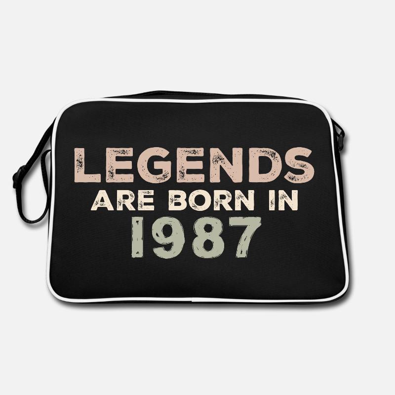 Légendes 1987 Vintage rétro anniversaire Original Sac Retro