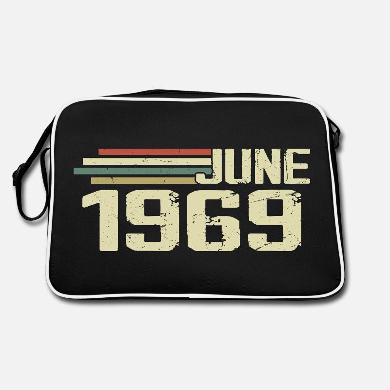 Juni 1969 Jahrestag Juni 1969 Juni 1969 Geburtstag Retro Tasche