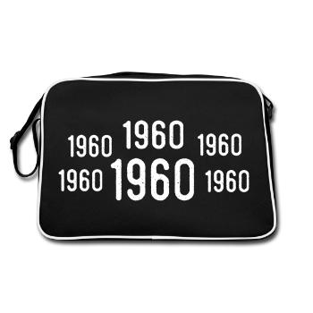 Rétro Anniversaire des années 1960 Cadeau vintage des années 1960 des années 1960 - Sac Retro - noir/blanc - Dos